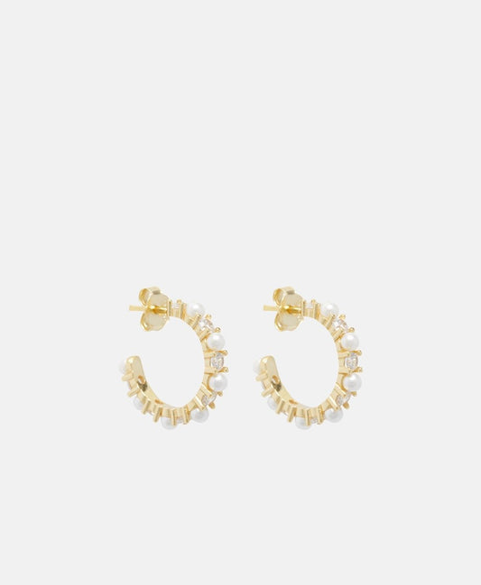 Lawrence Grey Jewelry Puzetové náušnice Zlatá 1