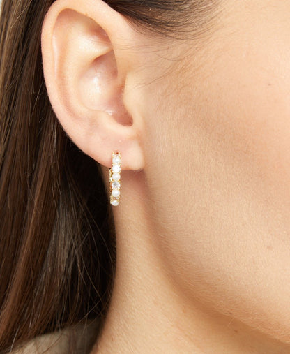 Lawrence Grey Jewelry Puzetové náušnice Zlatá 3