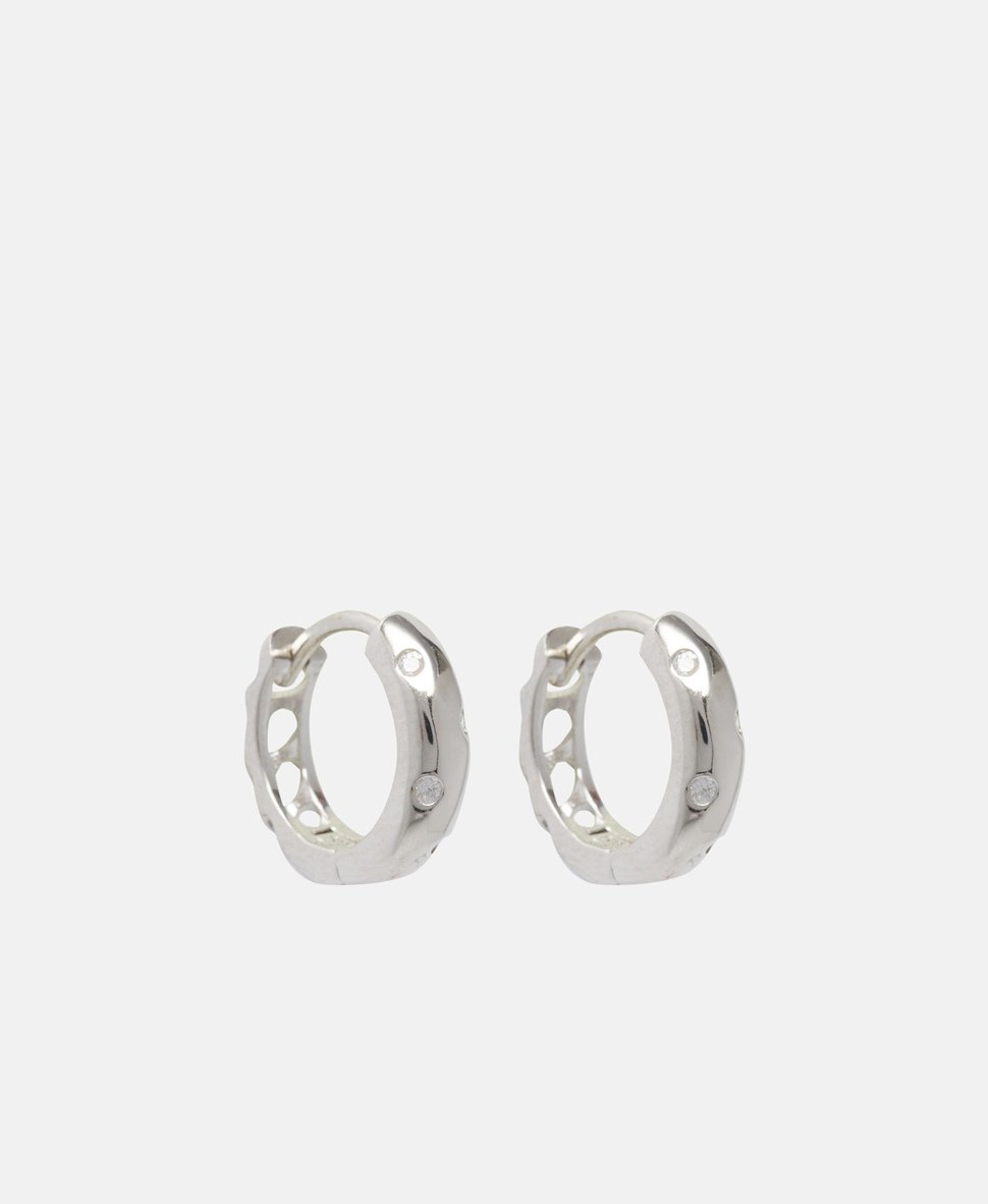Lawrence Grey Jewelry Obručové náušnice Stříbrná 1