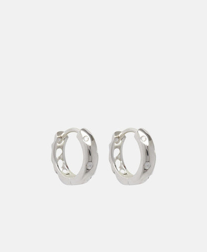 Lawrence Grey Jewelry Obručové náušnice Stříbrná 1