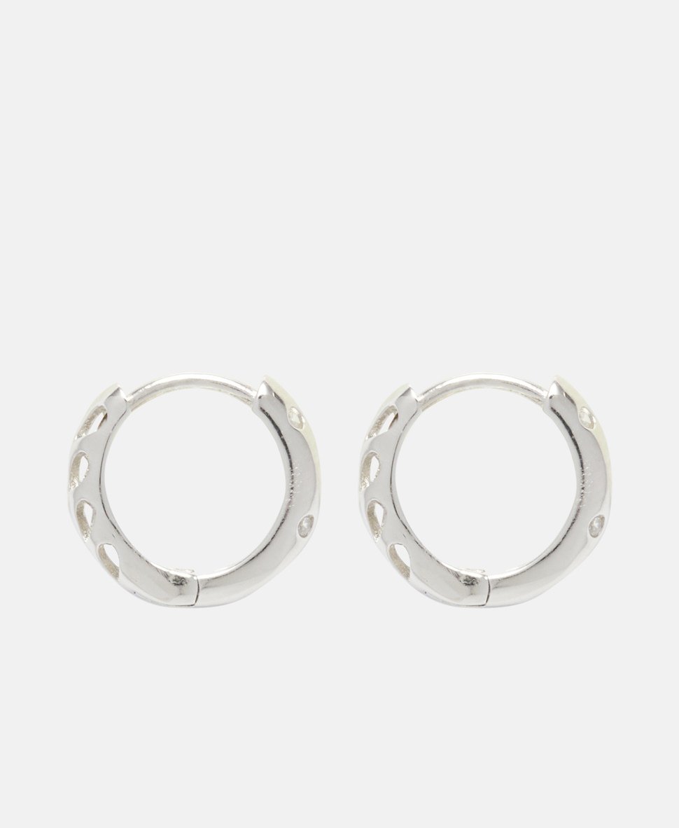 Lawrence Grey Jewelry Obručové náušnice Stříbrná 2
