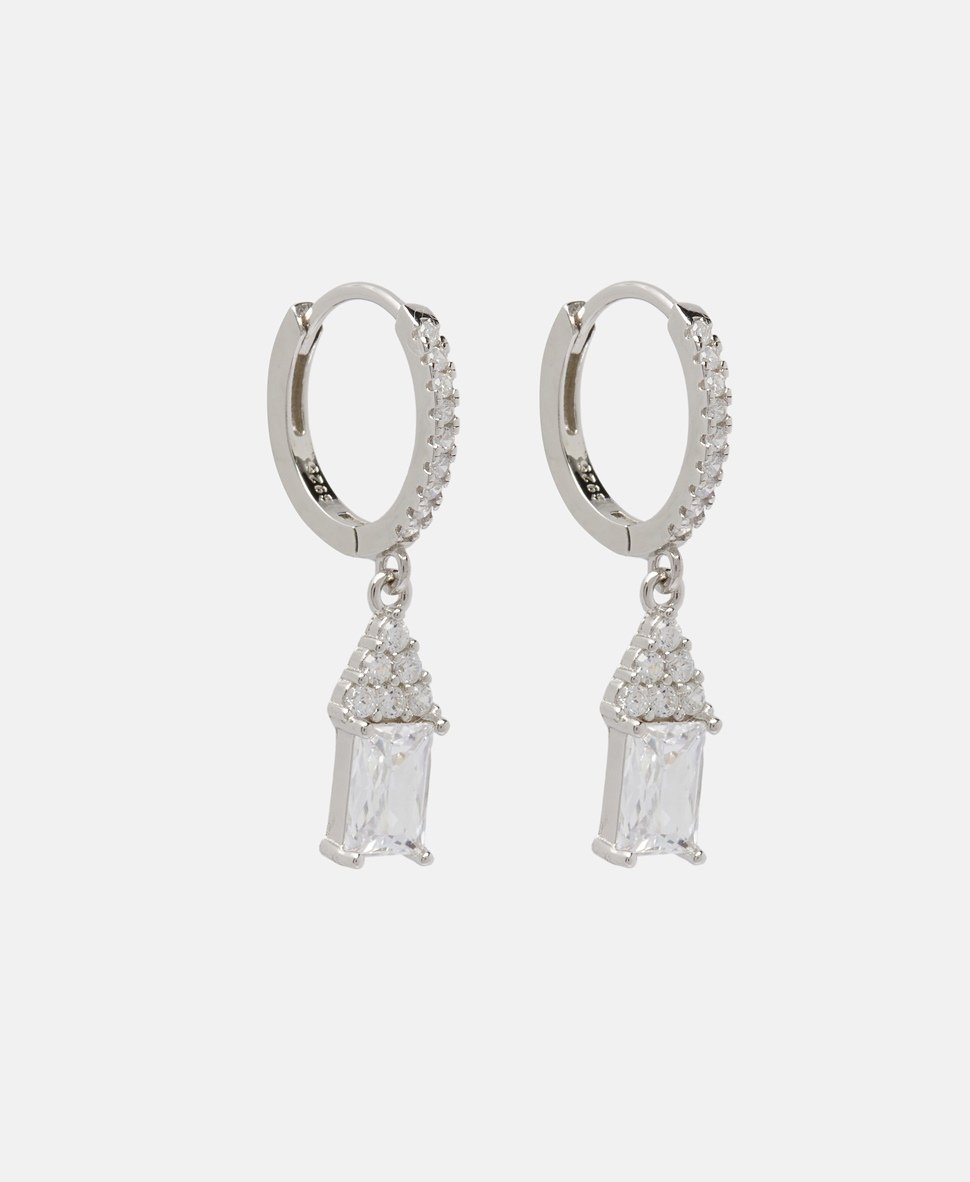 Lawrence Grey Jewelry Obručové náušnice Stříbrná 1