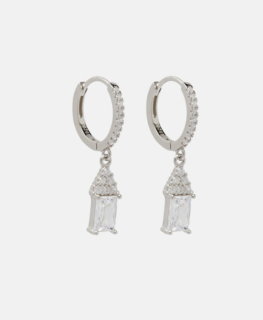 Lawrence Grey Jewelry Obručové náušnice Stříbrná 1