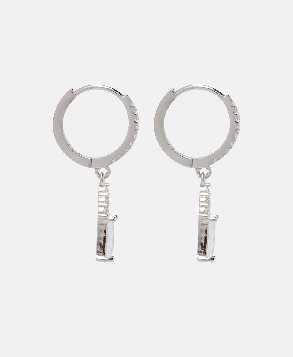 Lawrence Grey Jewelry Obručové náušnice Stříbrná 2