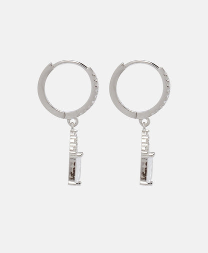 Lawrence Grey Jewelry Obručové náušnice Stříbrná 2