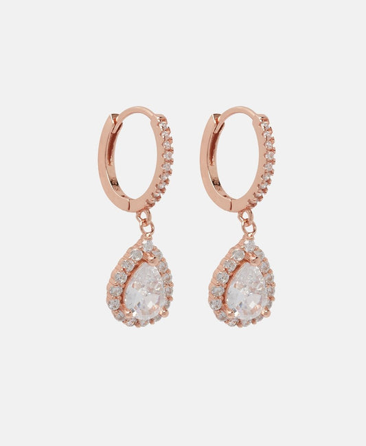 Lawrence Grey Jewelry Obručové náušnice Růžově zlatá 1