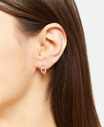Lawrence Grey Jewelry Obručové náušnice Zlatá 3