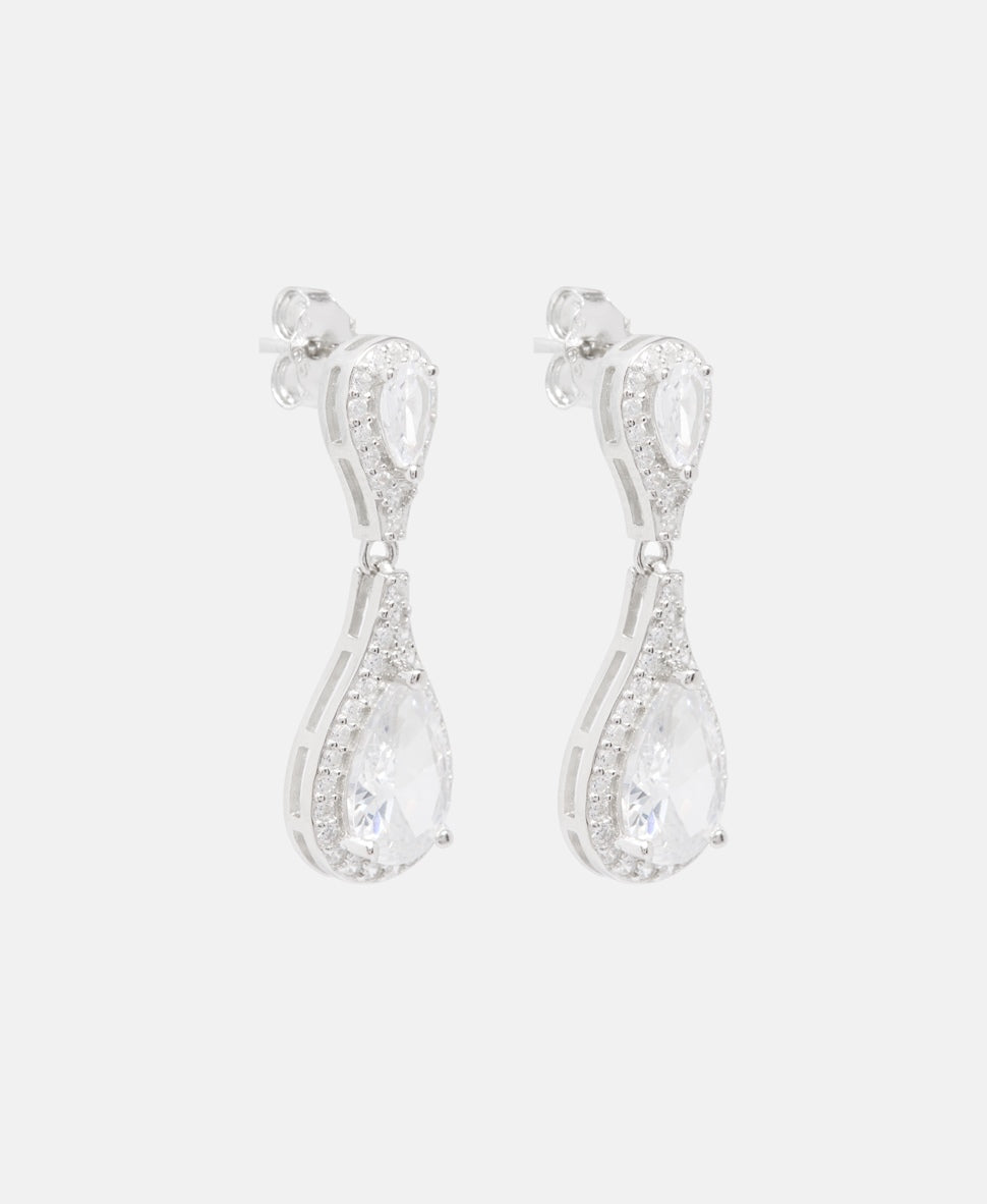 Lawrence Grey Jewelry Puzetové náušnice Stříbrná 1
