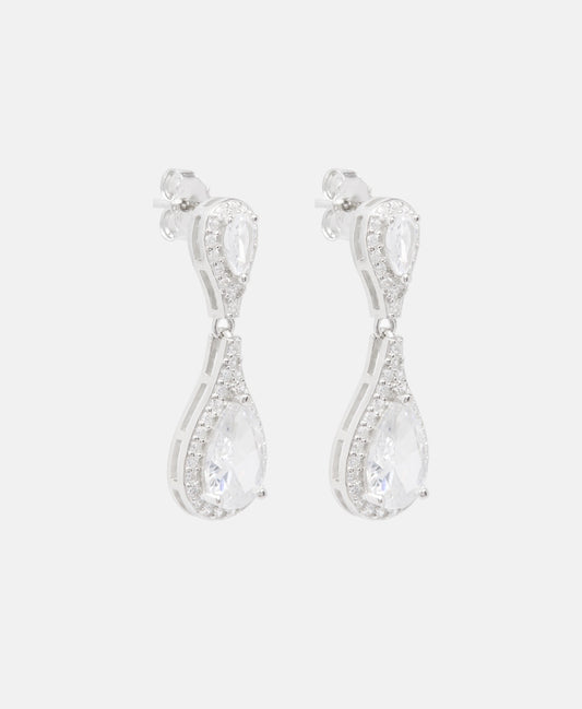 Lawrence Grey Jewelry Puzetové náušnice Stříbrná 1