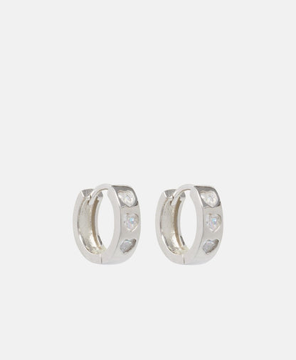 Lawrence Grey Jewelry Obručové náušnice Stříbrná 1