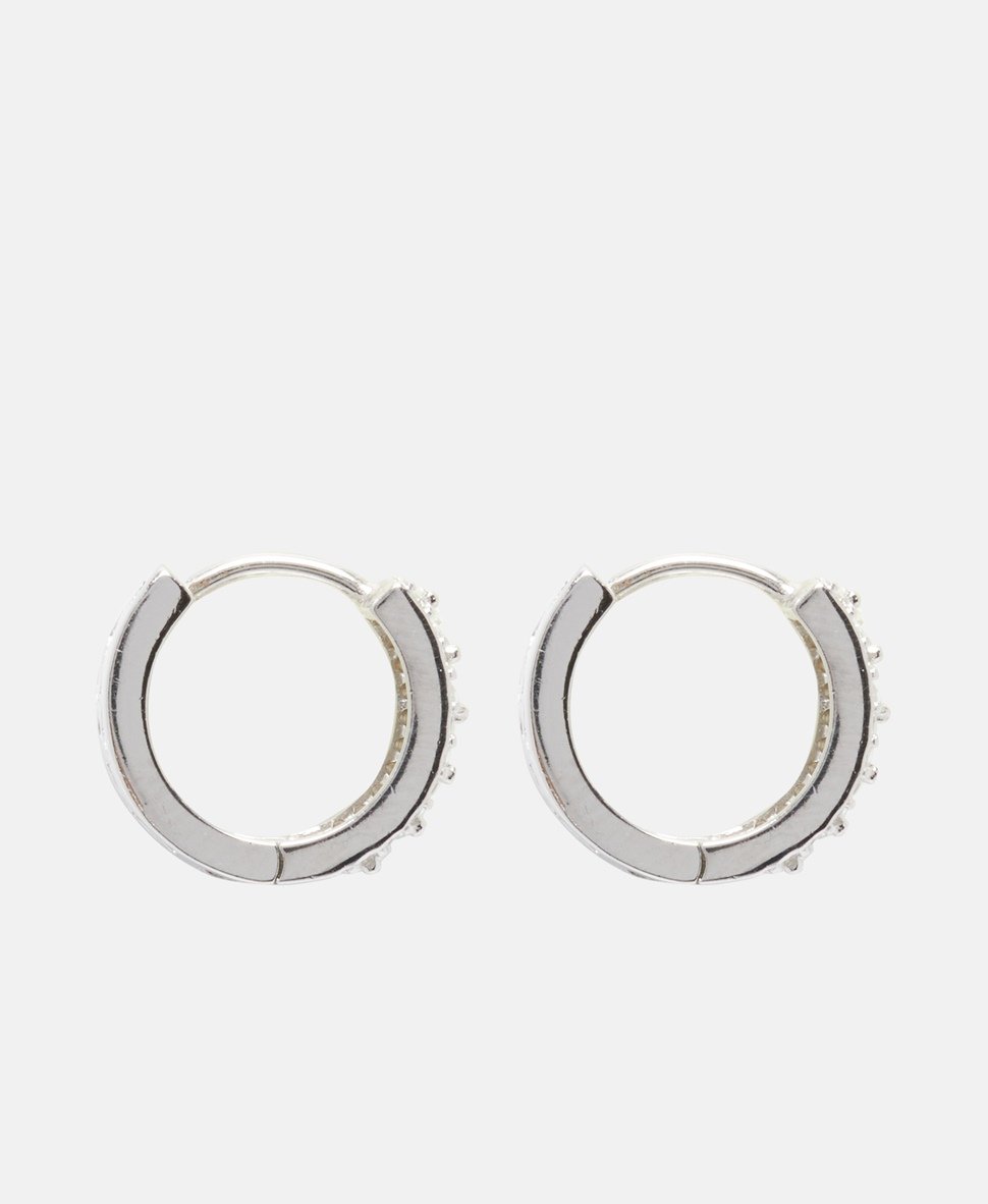 Lawrence Grey Jewelry Obručové náušnice Stříbrná 2