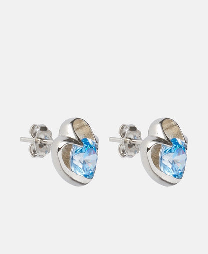 Lawrence Grey Jewelry Puzetové náušnice Stříbrná 1