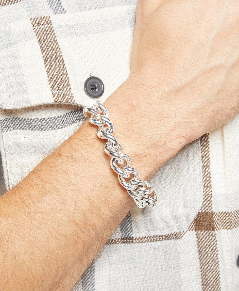 Lawrence Grey Jewelry řetízkový náramek Stříbrná 3
