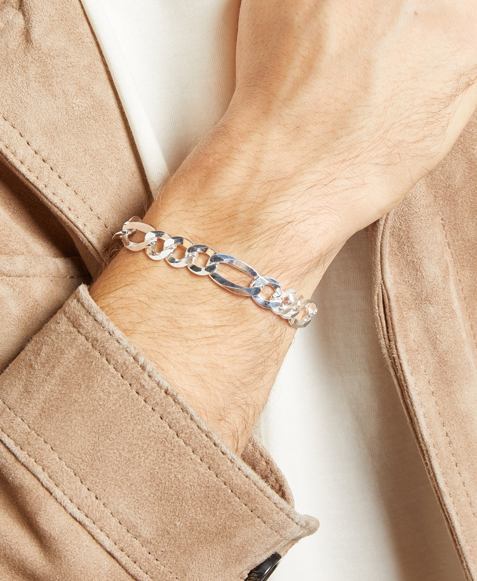 Lawrence Grey Jewelry řetízkový náramek Stříbrná 3