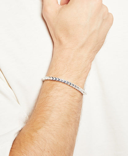 Lawrence Grey Jewelry řetízkový náramek Stříbrná 3