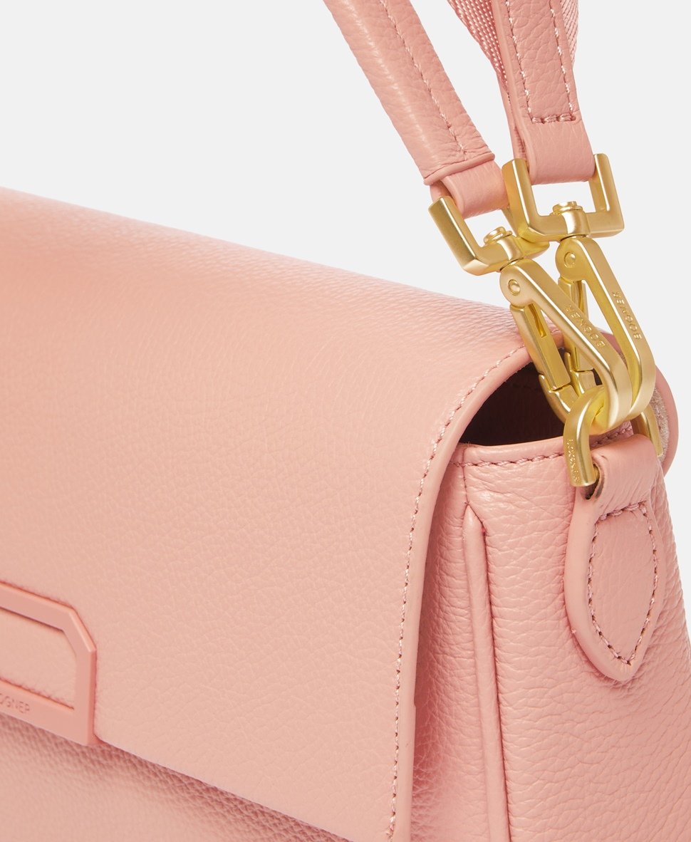 Bogner Kožená messenger taška Růžová 2