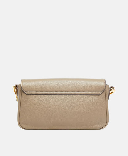 Bogner Kožená messenger taška Béžovo-šedá 4