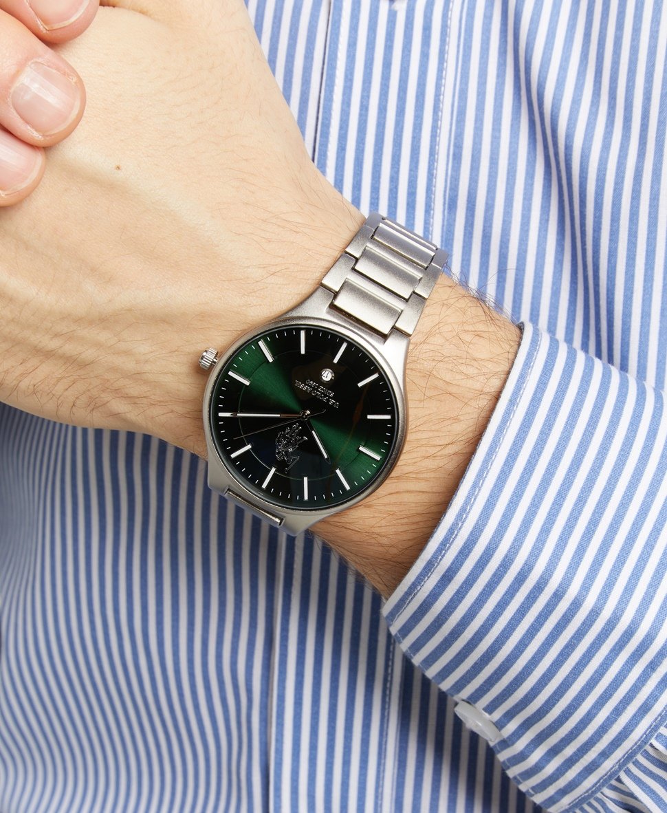 U.S. Polo Assn. hodinky Stříbrná 5
