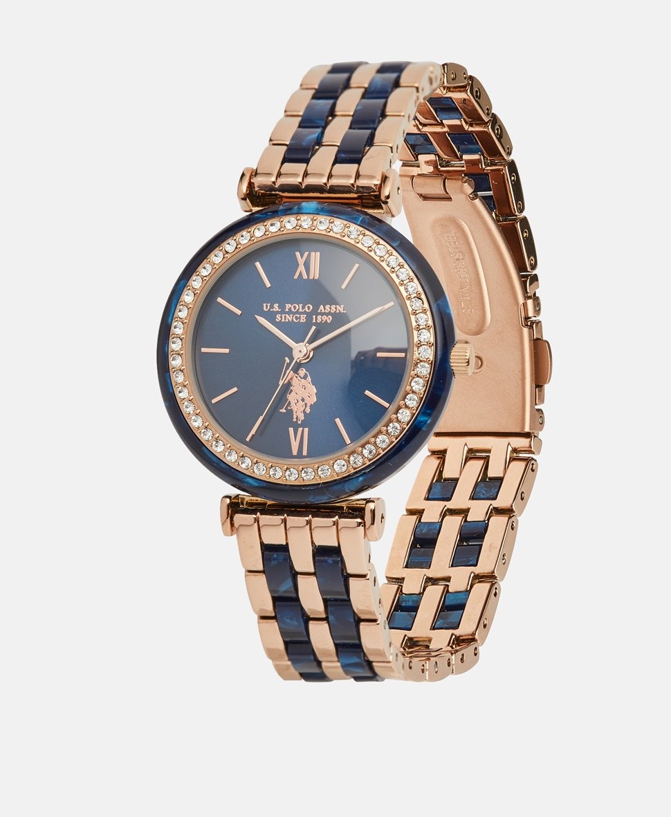 U.S. Polo Assn. hodinky Růžově zlatá 1