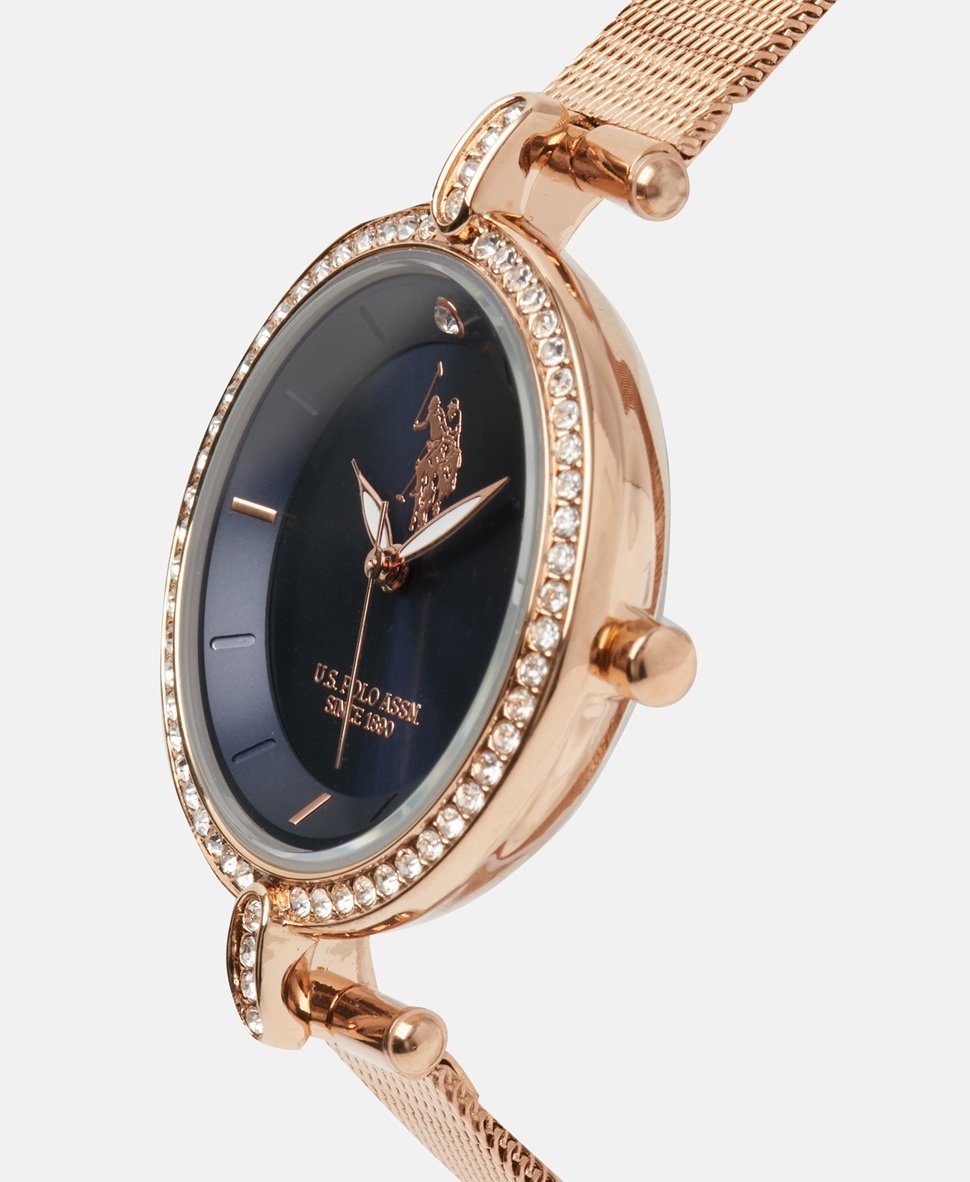 U.S. Polo Assn. hodinky Růžově zlatá 2