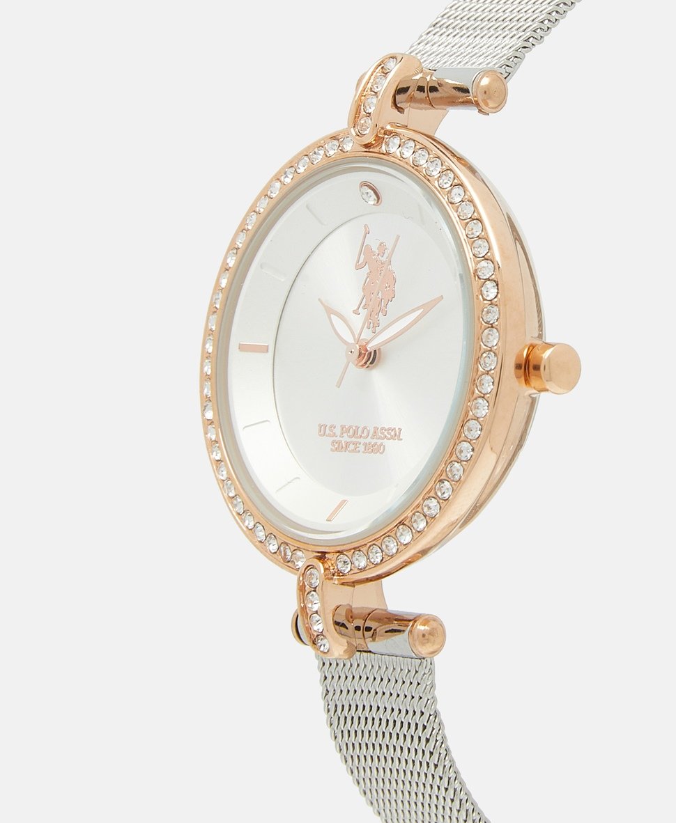 U.S. Polo Assn. hodinky Růžově zlatá 2