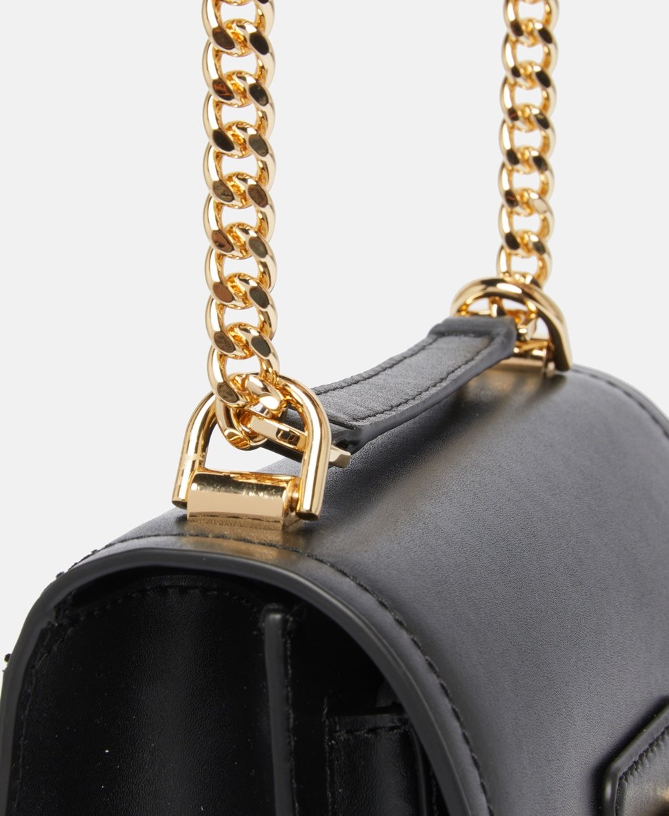 Michael Michael Kors Kožená kabelka přes rameno Černá 3