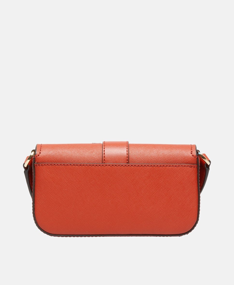 Michael Michael Kors Kožená messenger taška Červená 4