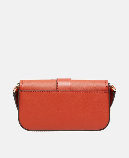 Michael Michael Kors Kožená messenger taška Červená 4