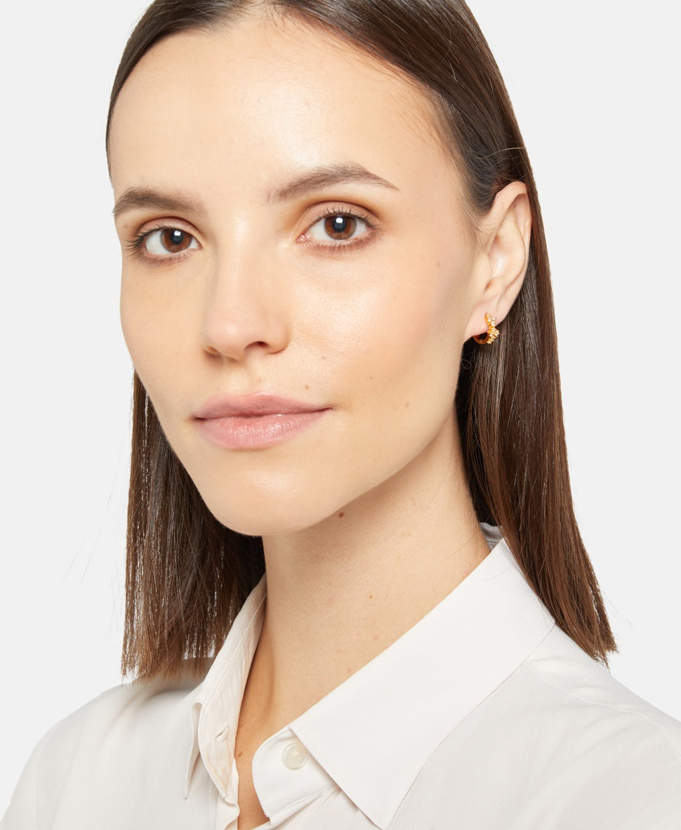 Alma & Co. Obručové náušnice Zlatá 3