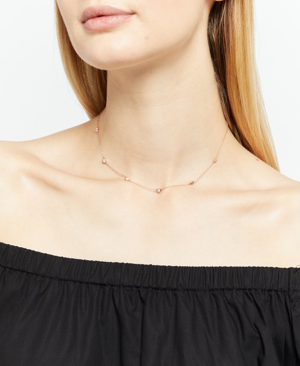 Lawrence Grey Jewelry náhrdelník Růžově zlatá 3