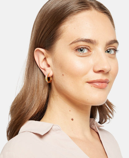 Lawrence Grey Jewelry Obručové náušnice Zlatá 3