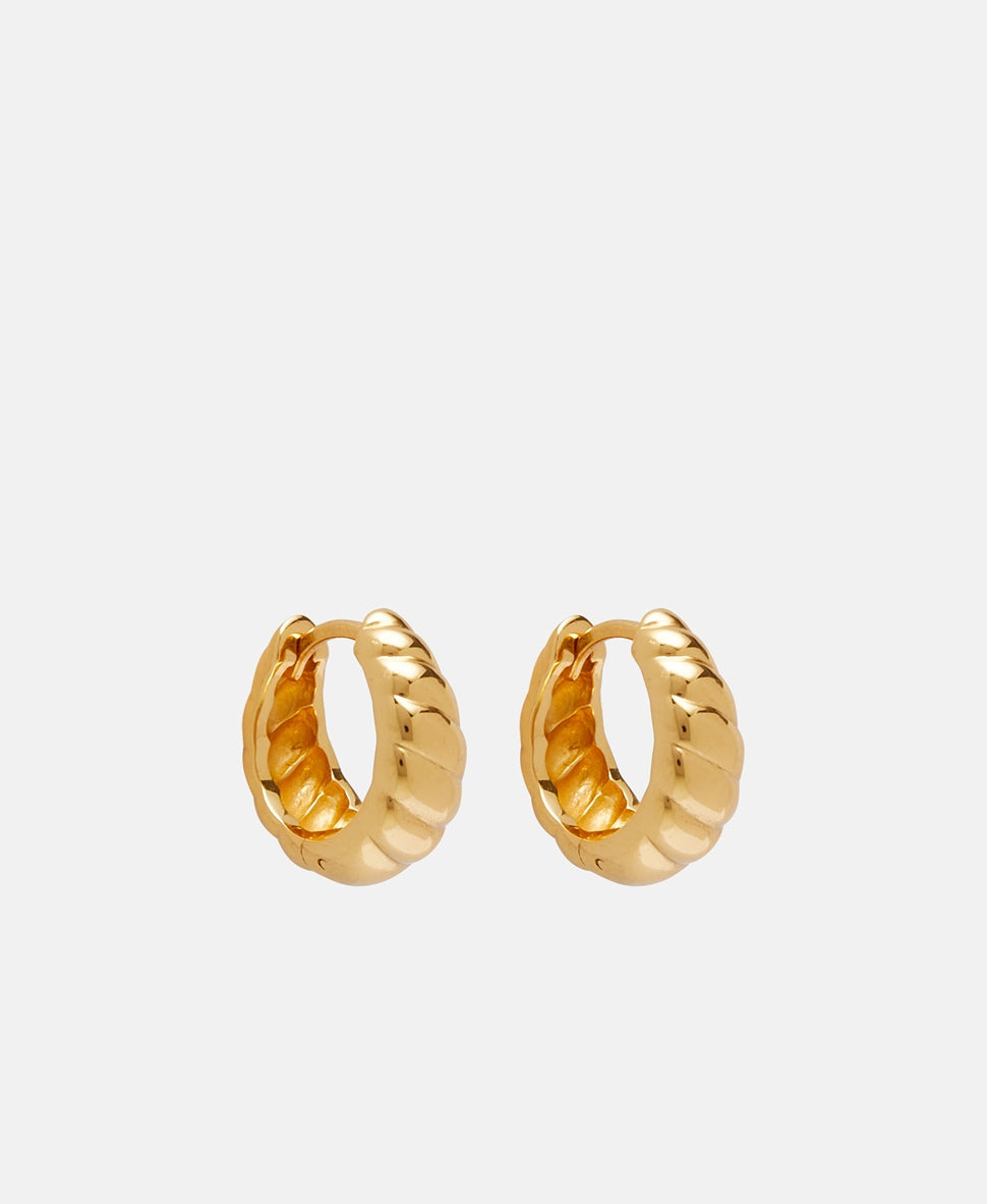 Lawrence Grey Jewelry Obručové náušnice Zlatá 1