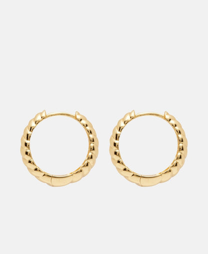 Lawrence Grey Jewelry Obručové náušnice Zlatá 2