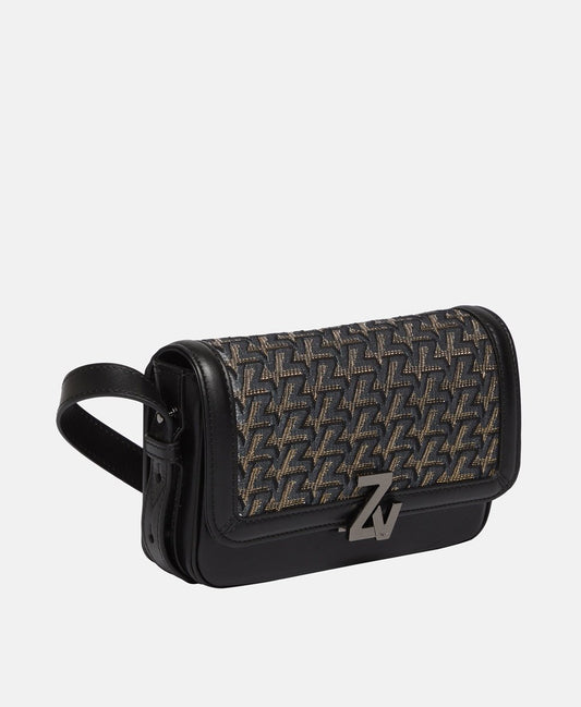 Zadig&Voltaire Kožená messenger taška Černá 1