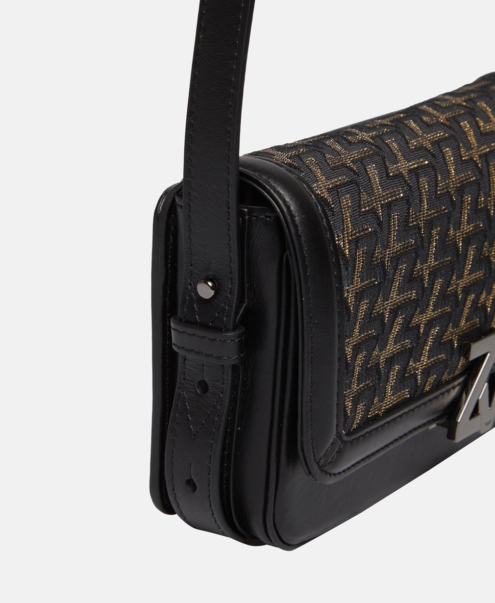 Zadig&Voltaire Kožená messenger taška Černá 2