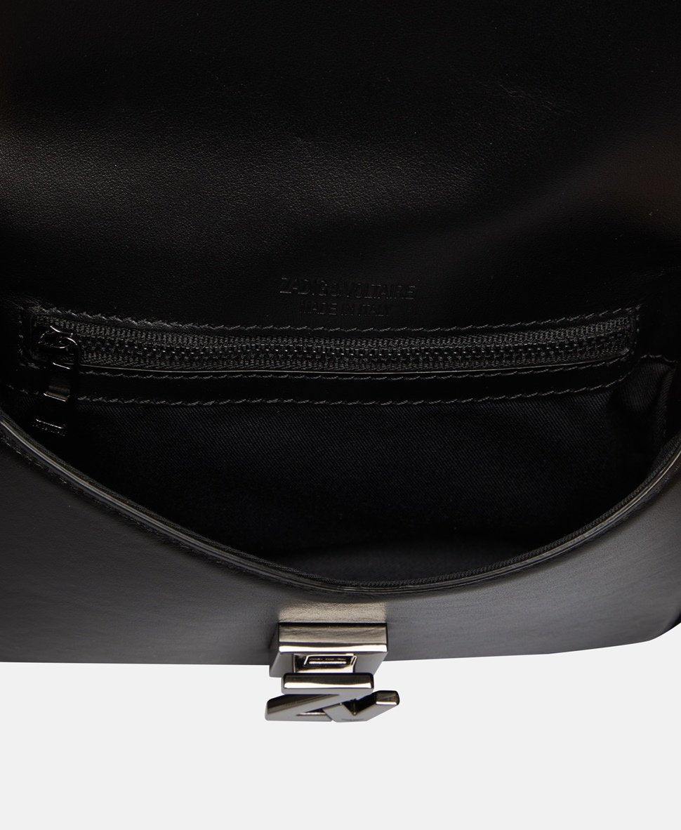 Zadig&Voltaire Kožená messenger taška Černá 3