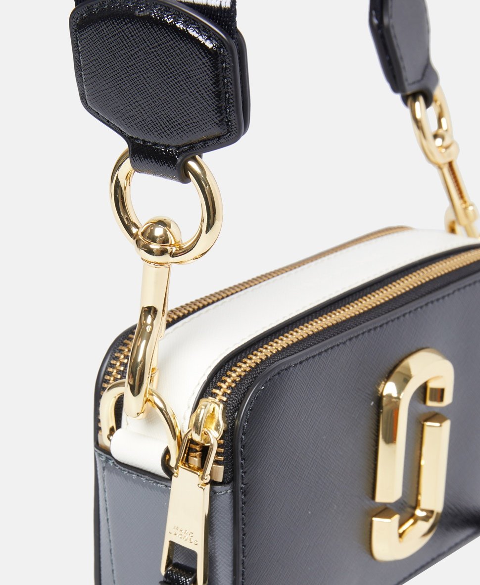 Marc Jacobs Kožená messenger taška Černá 2