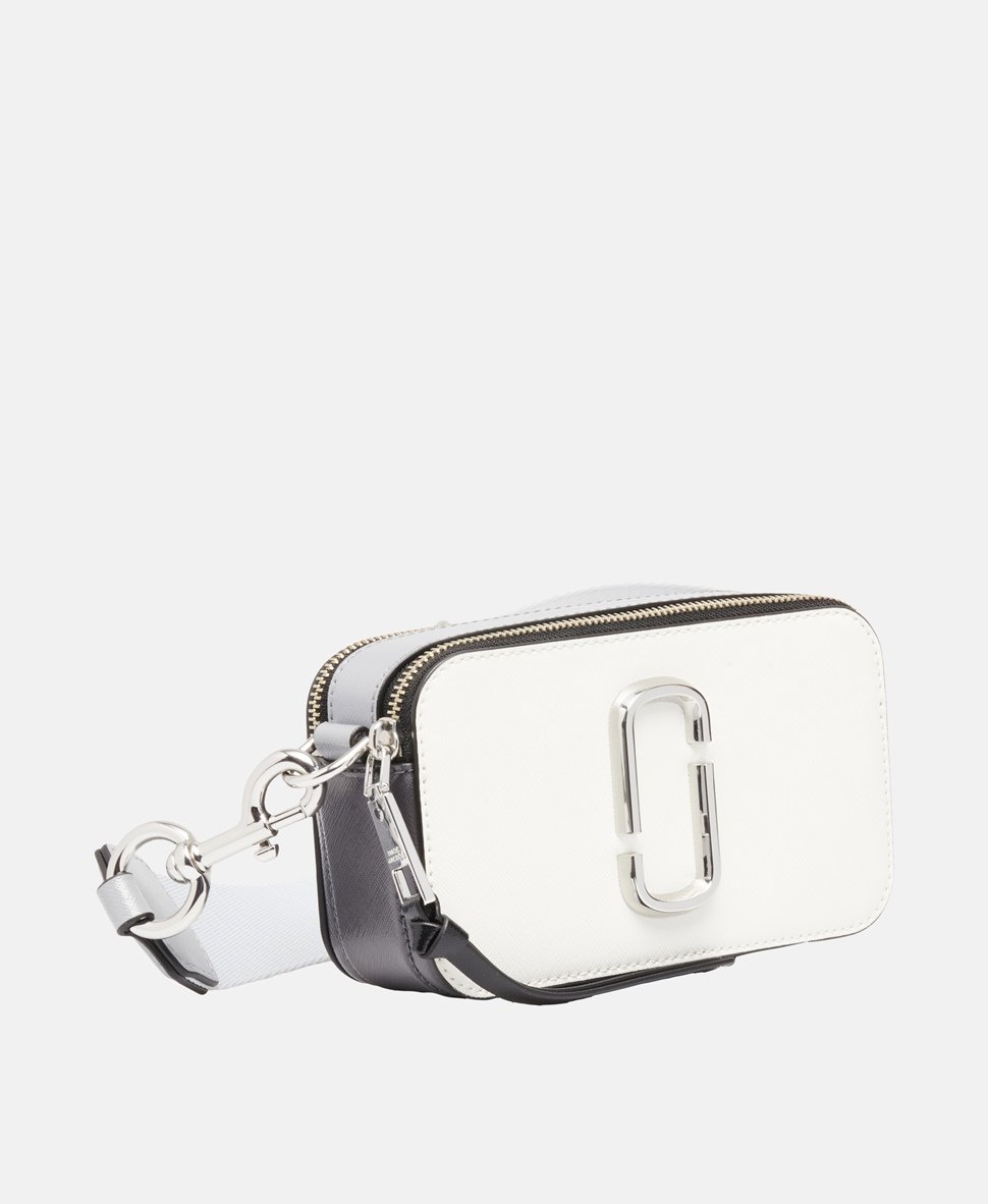 Marc Jacobs Kožená messenger taška Bílá 1
