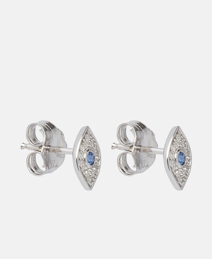 Muse Jewels diamantové puzetové náušnice Bílé zlato 1