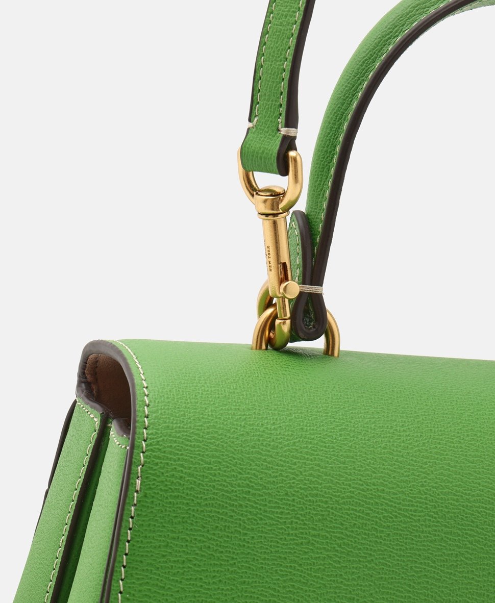 Kate Spade kožená kabelka Zelená 2