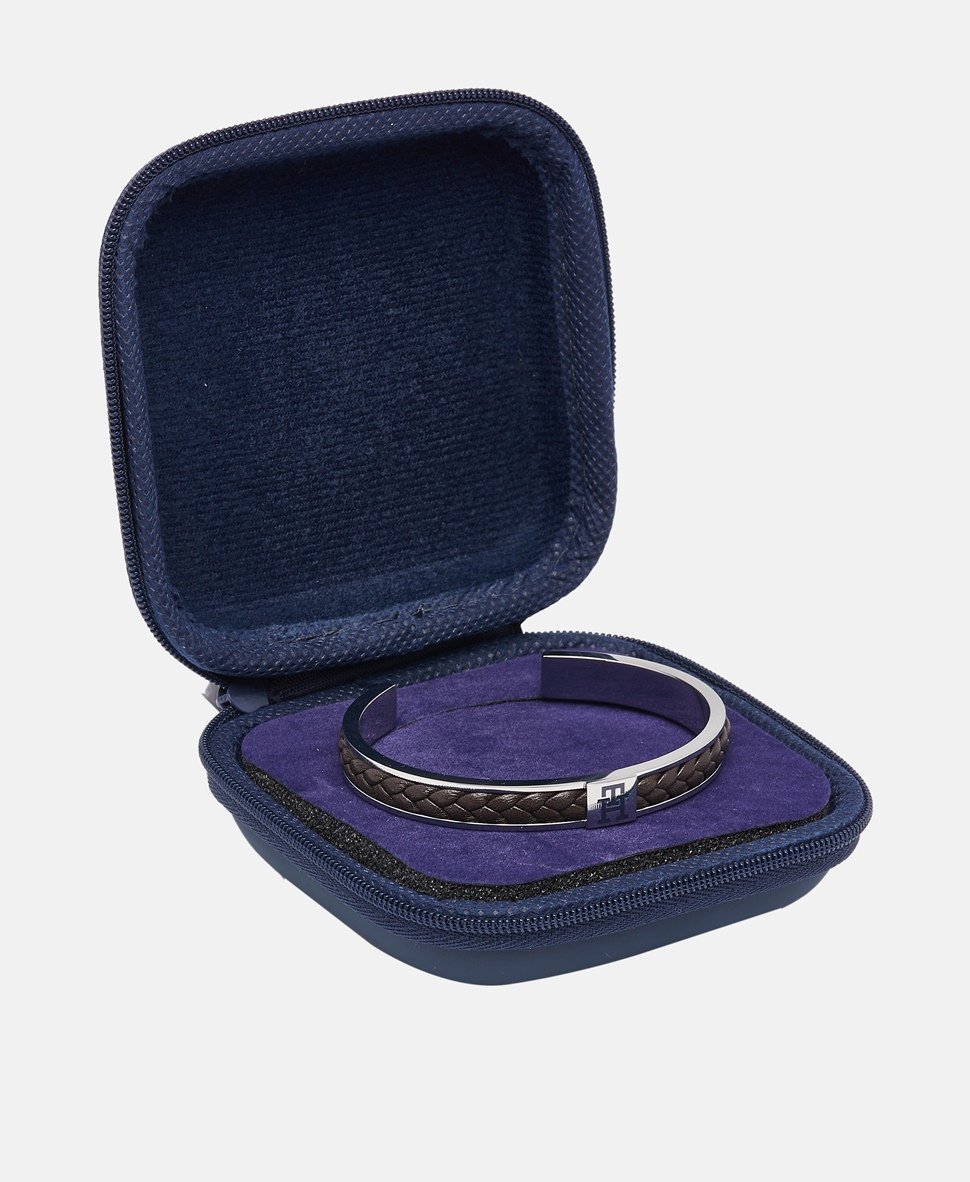 Tommy Hilfiger otevřený náramek Hnědá 3