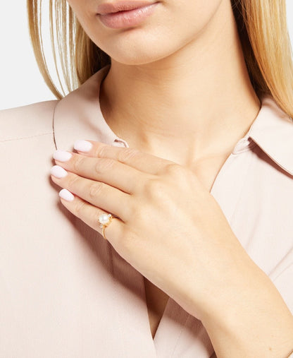 Lawrence Grey Fine Jewelry perlový prsten Zlatá 3