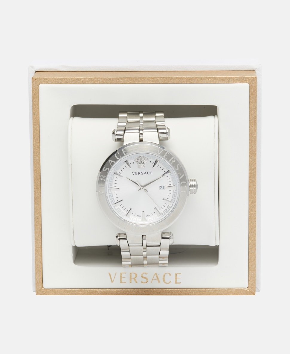 Versace hodinky Stříbrná 4
