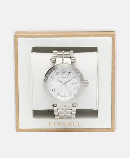 Versace hodinky Stříbrná 4