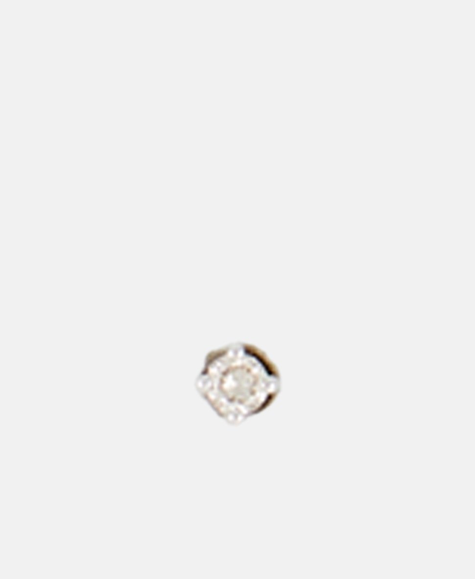 Diamond & Co diamantové puzetové náušnice Bílé zlato 2