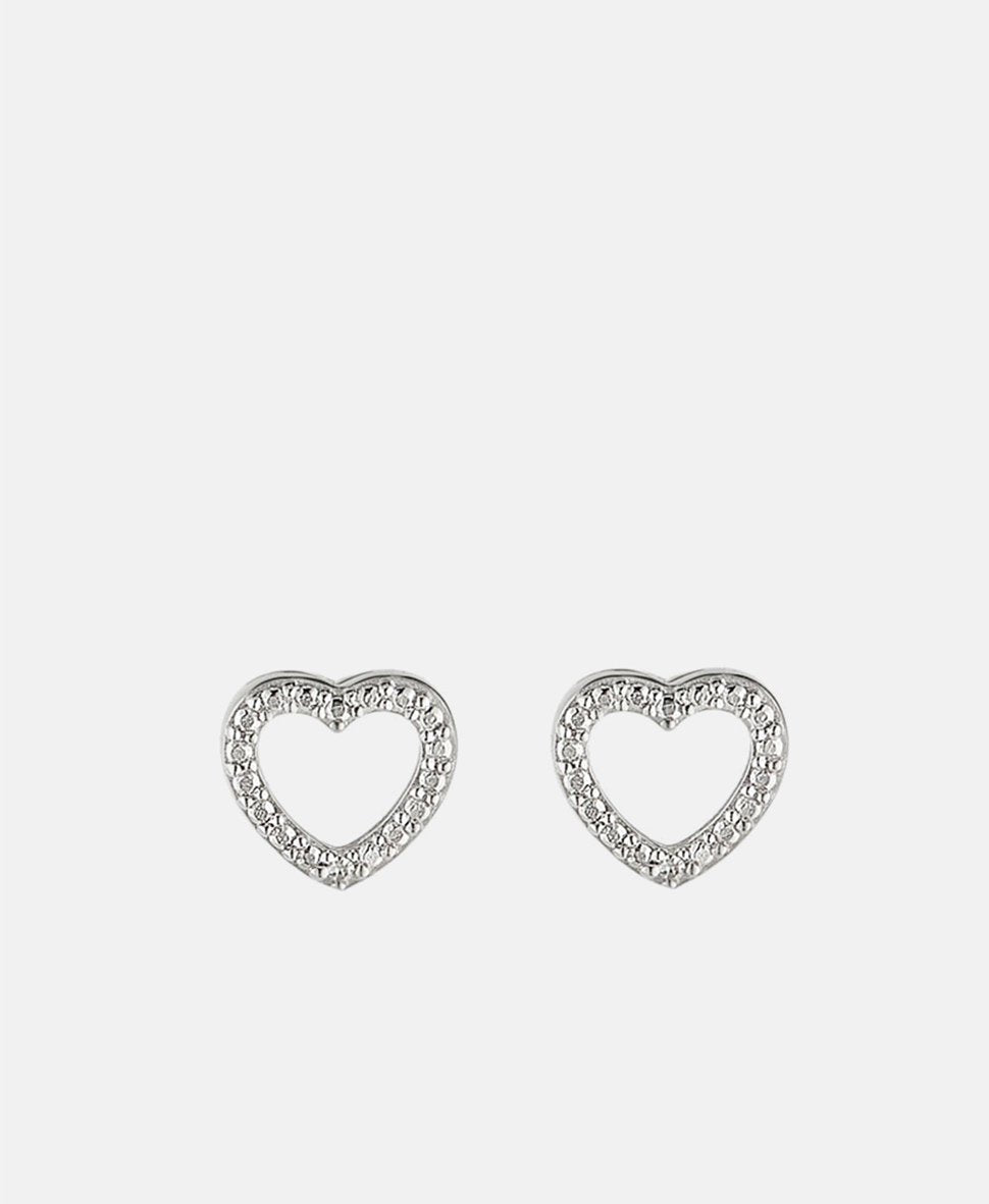 Diamond & Co diamantové náušnice Bílé zlato 1