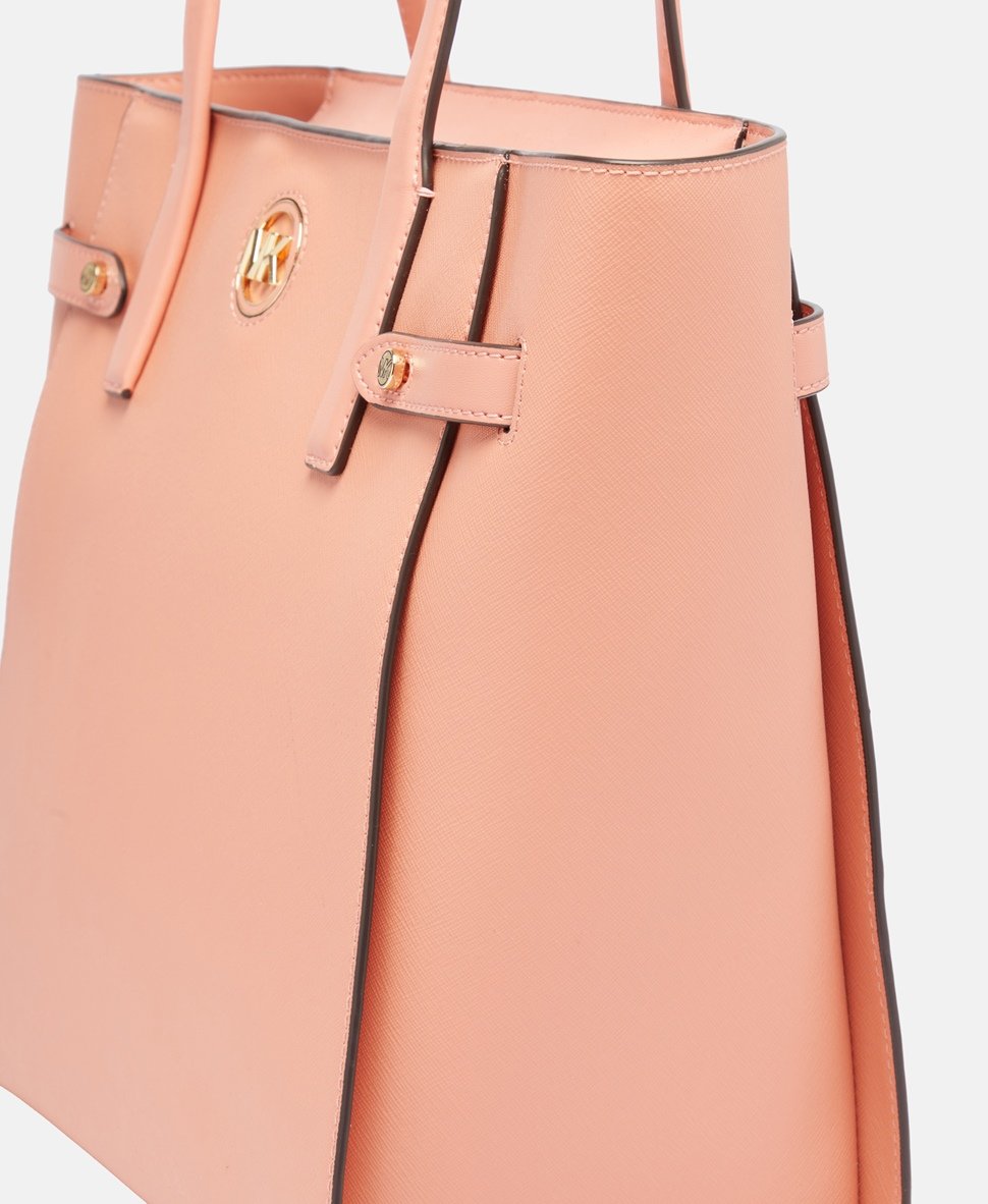 Michael Michael Kors kožená kabelka tote Žlutá 2