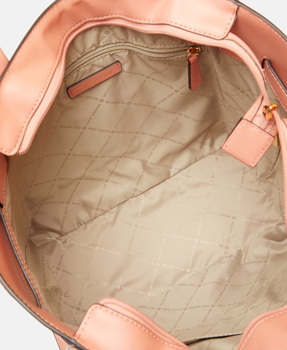 Michael Michael Kors kožená kabelka tote Žlutá 3