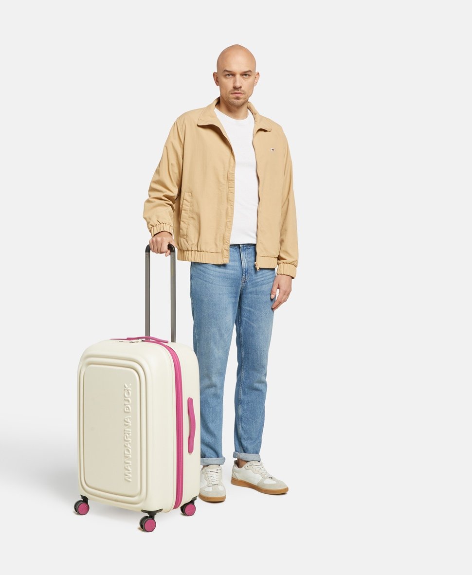 Mandarina Duck střední kufr Růžová 6