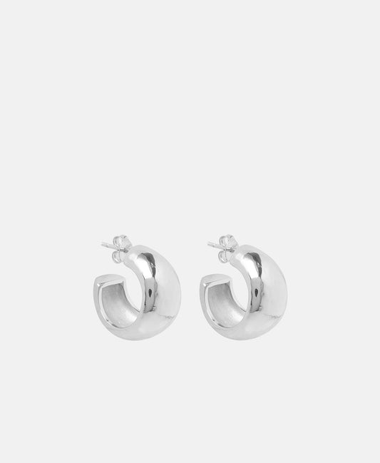 Lawrence Grey Jewelry Obručové náušnice Stříbrná 1